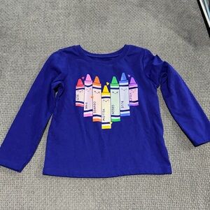 The Children's Place Multicolor Crayon Long Sleeve Tee